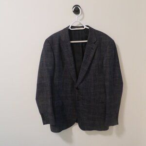 Armani Collezioni Blue Wool/Viscose Sport Coat. Size 44US.  Made in Italy